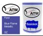 Preview: Ford, Blue Flame Metallic, SZ: 500ml Lackdose, von ATW Autoteile West.